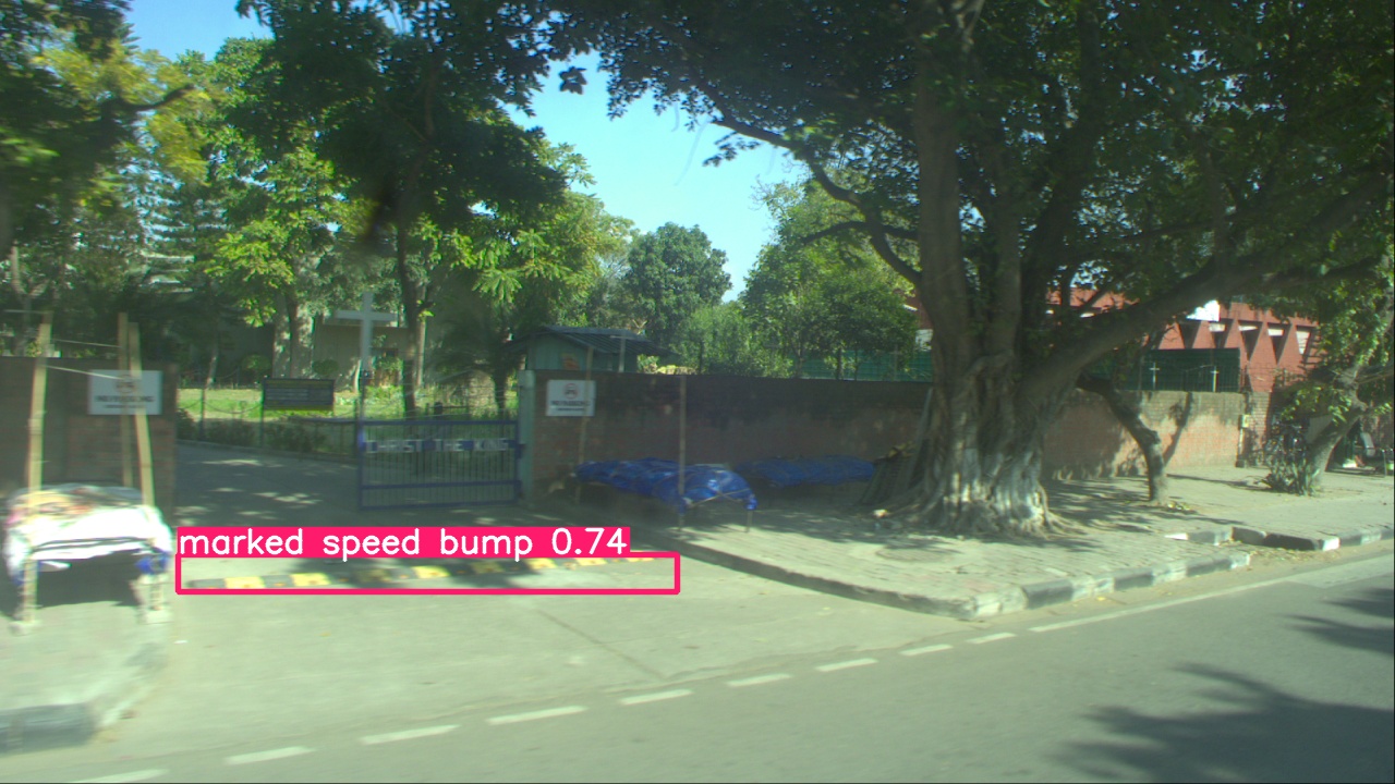 Speed Bump Detection
